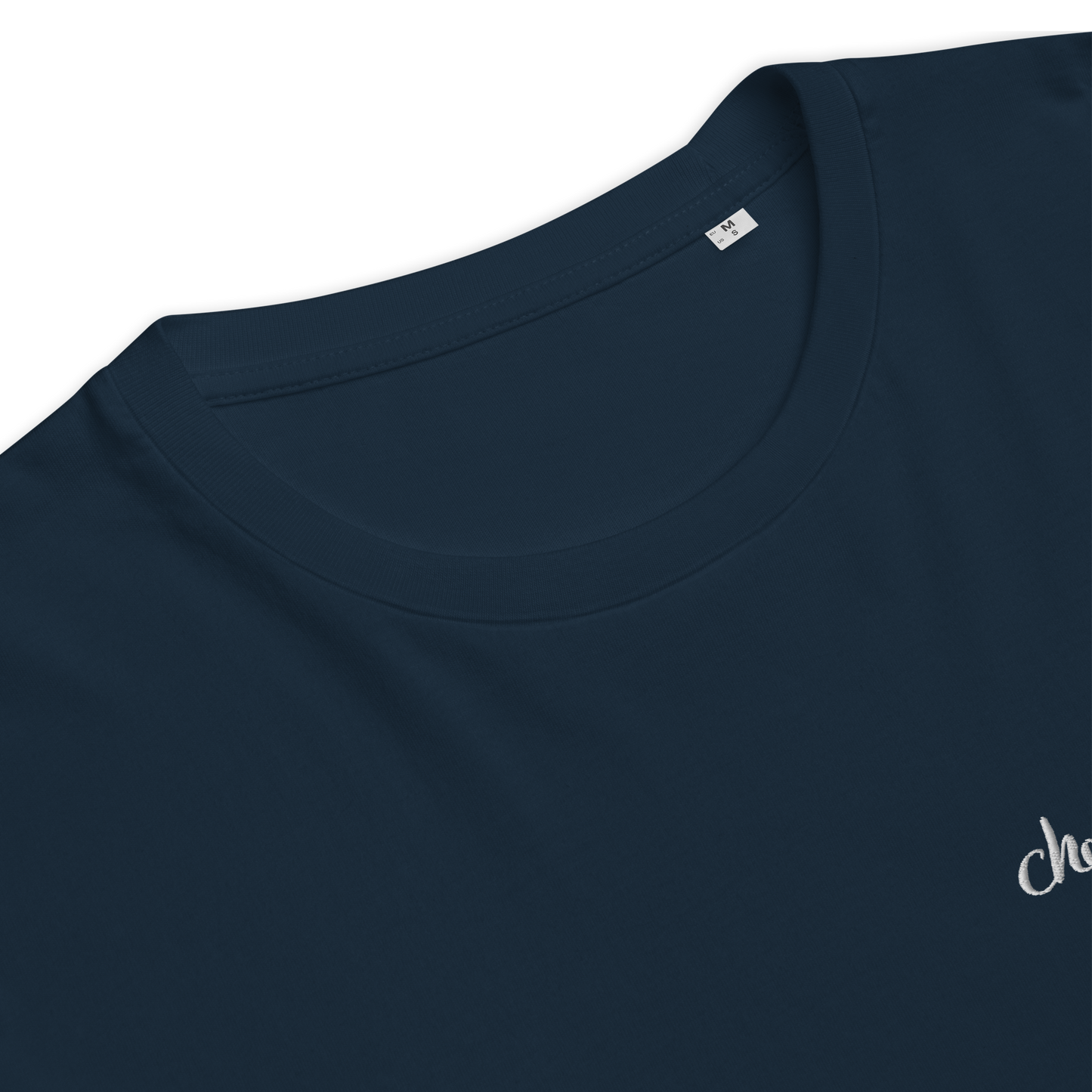Embroidered Navy Tee: checkpoint