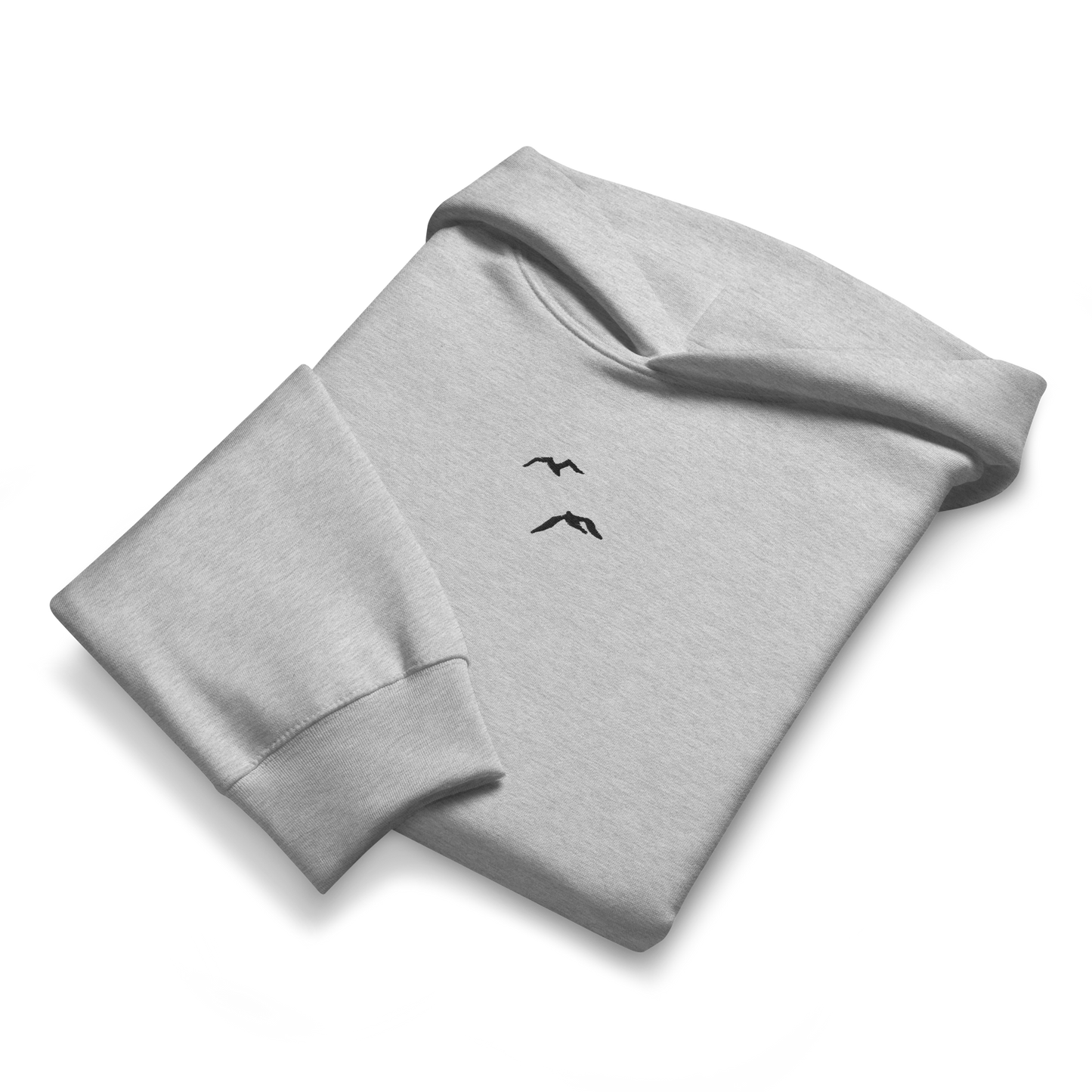 Embroidered Hoodie: lovebirds