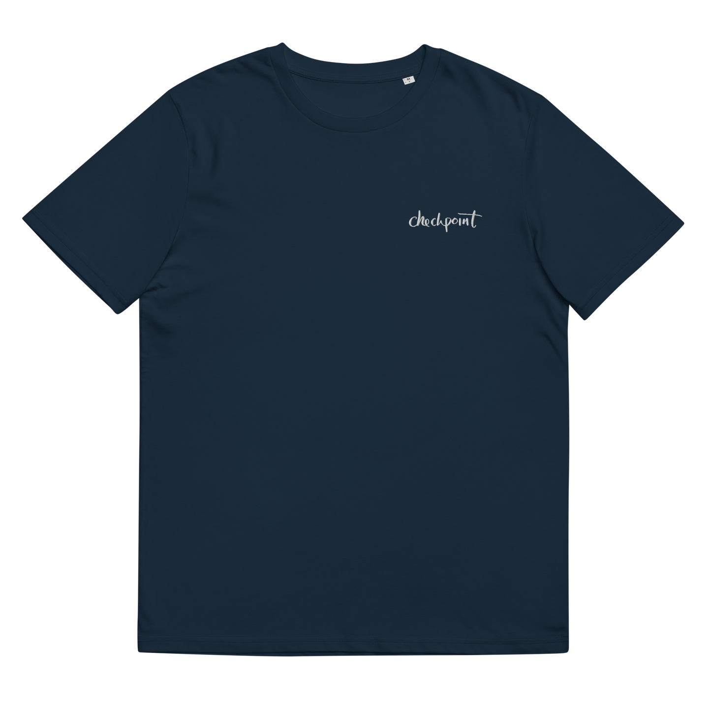 Embroidered Navy Tee: checkpoint