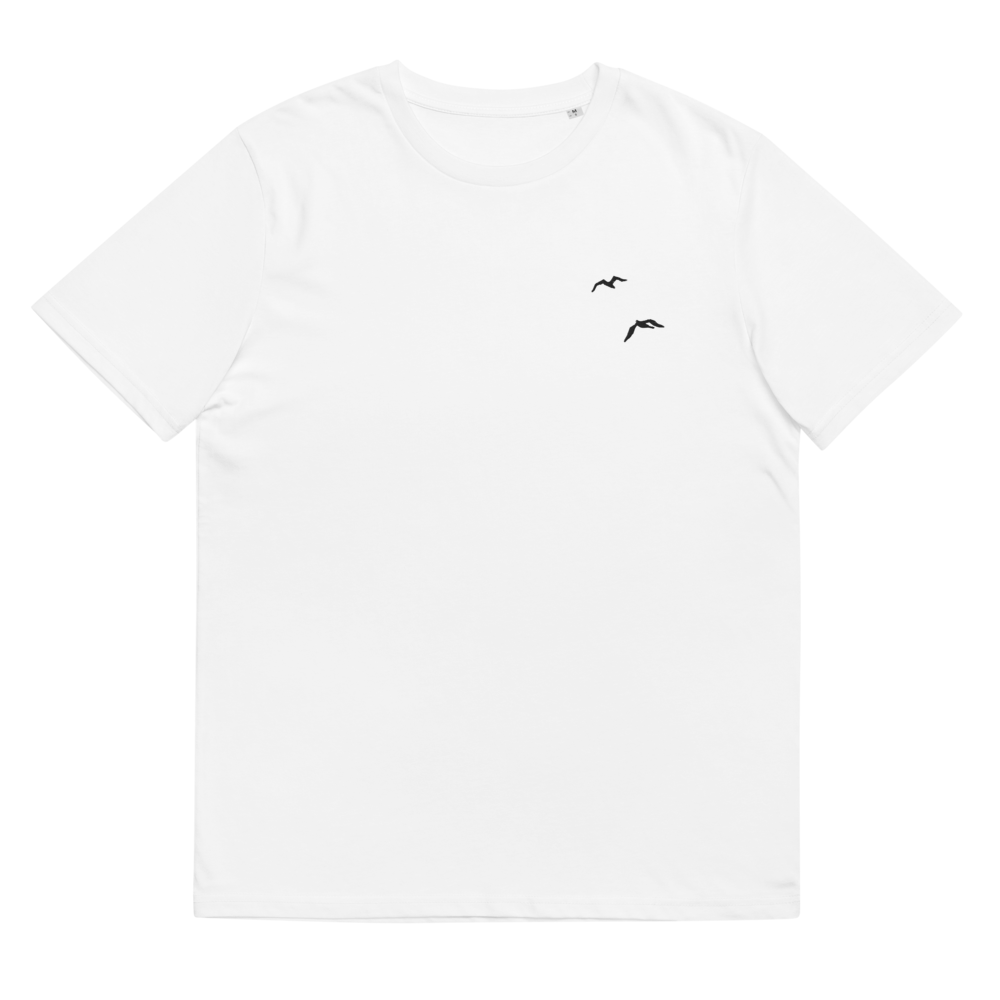 Limited Edition Embroidered Tee: lovebirds