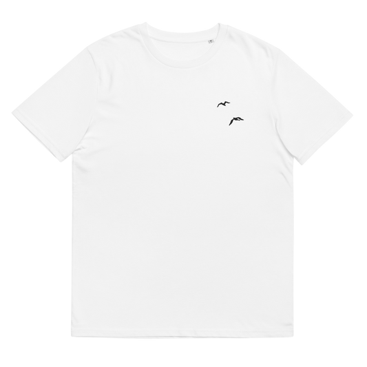 Limited Edition Embroidered Tee: lovebirds
