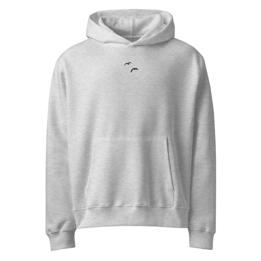Embroidered Hoodie: lovebirds